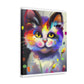 "Fur Florals" - Canvas