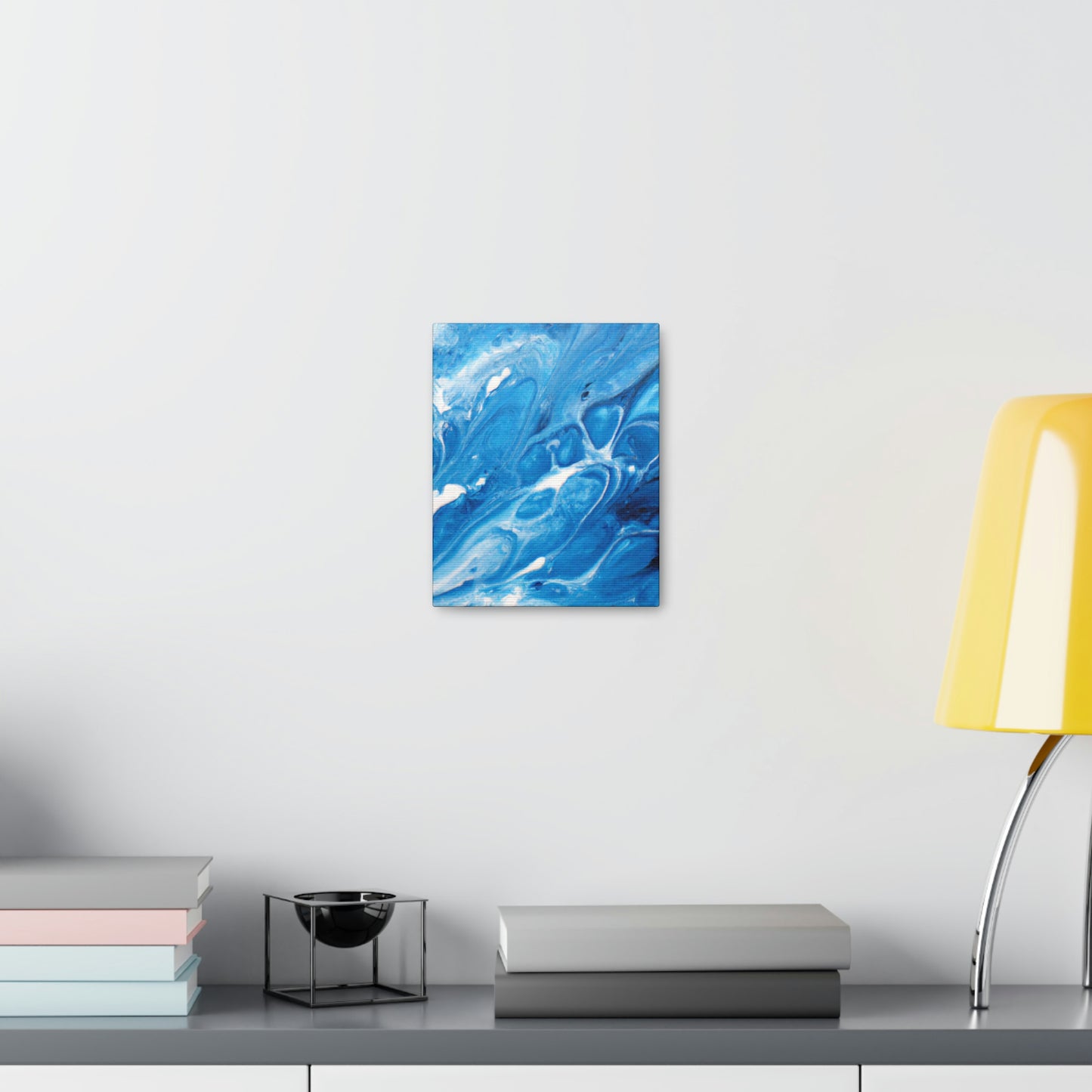 Blue Vapour. - Canvas
