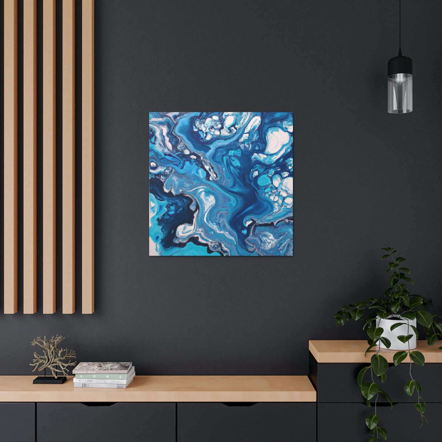 Blue Elegance - Canvas