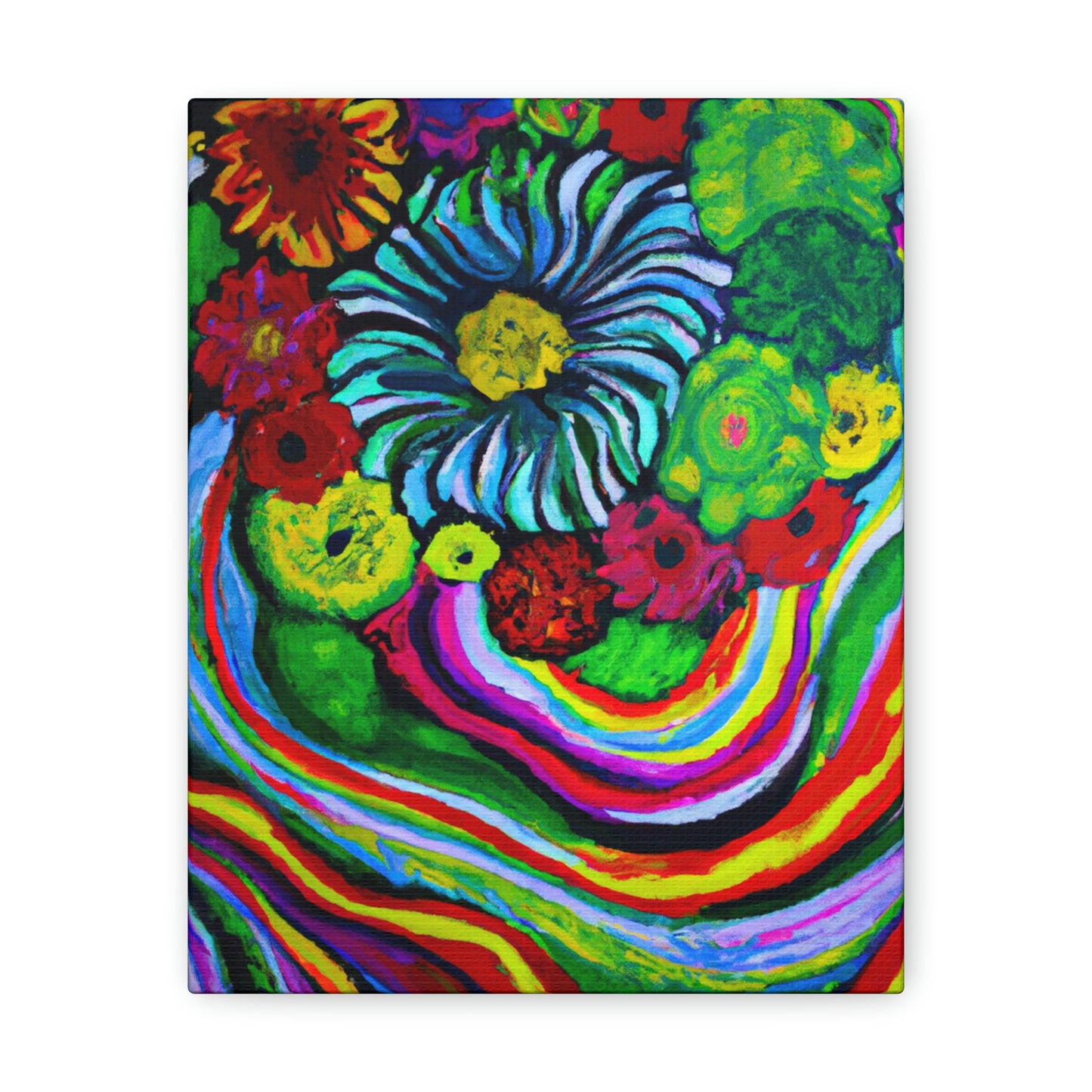 Vivid Blooms. - Canvas