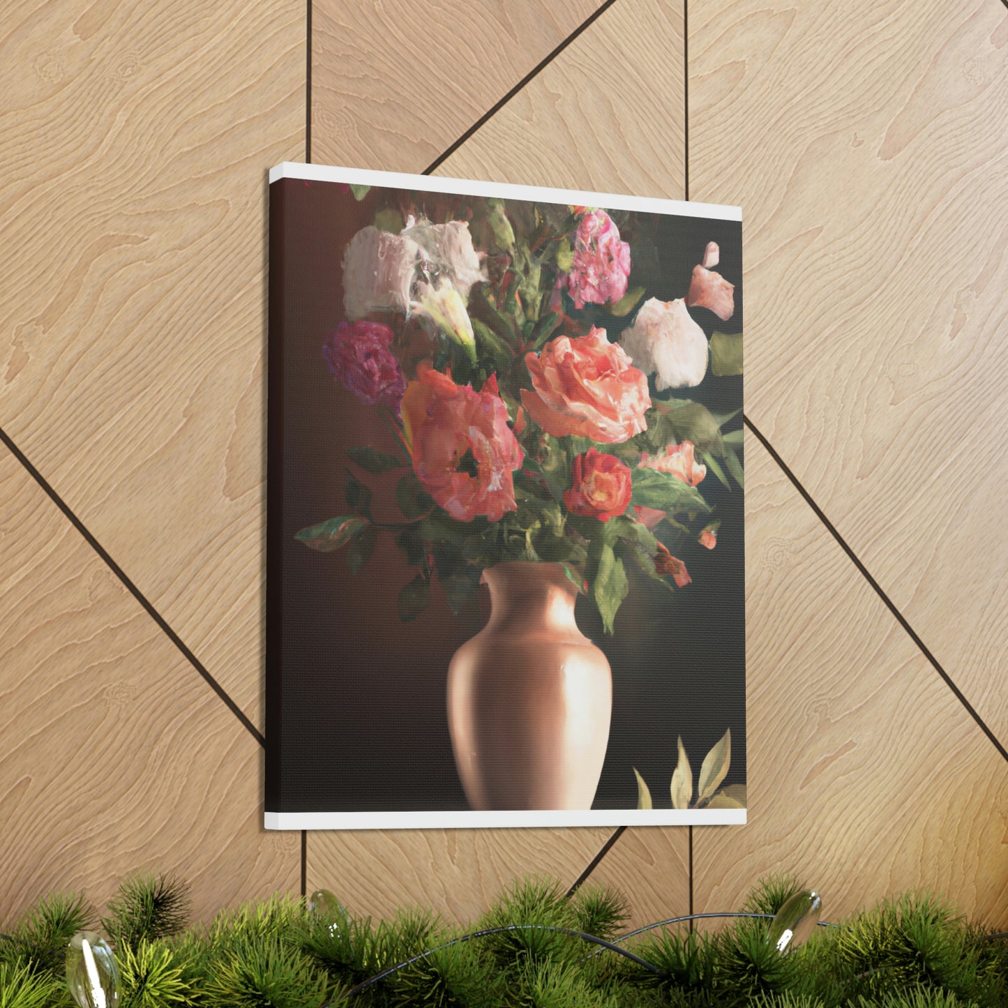 "Floral Finery Wonderland" - Canvas