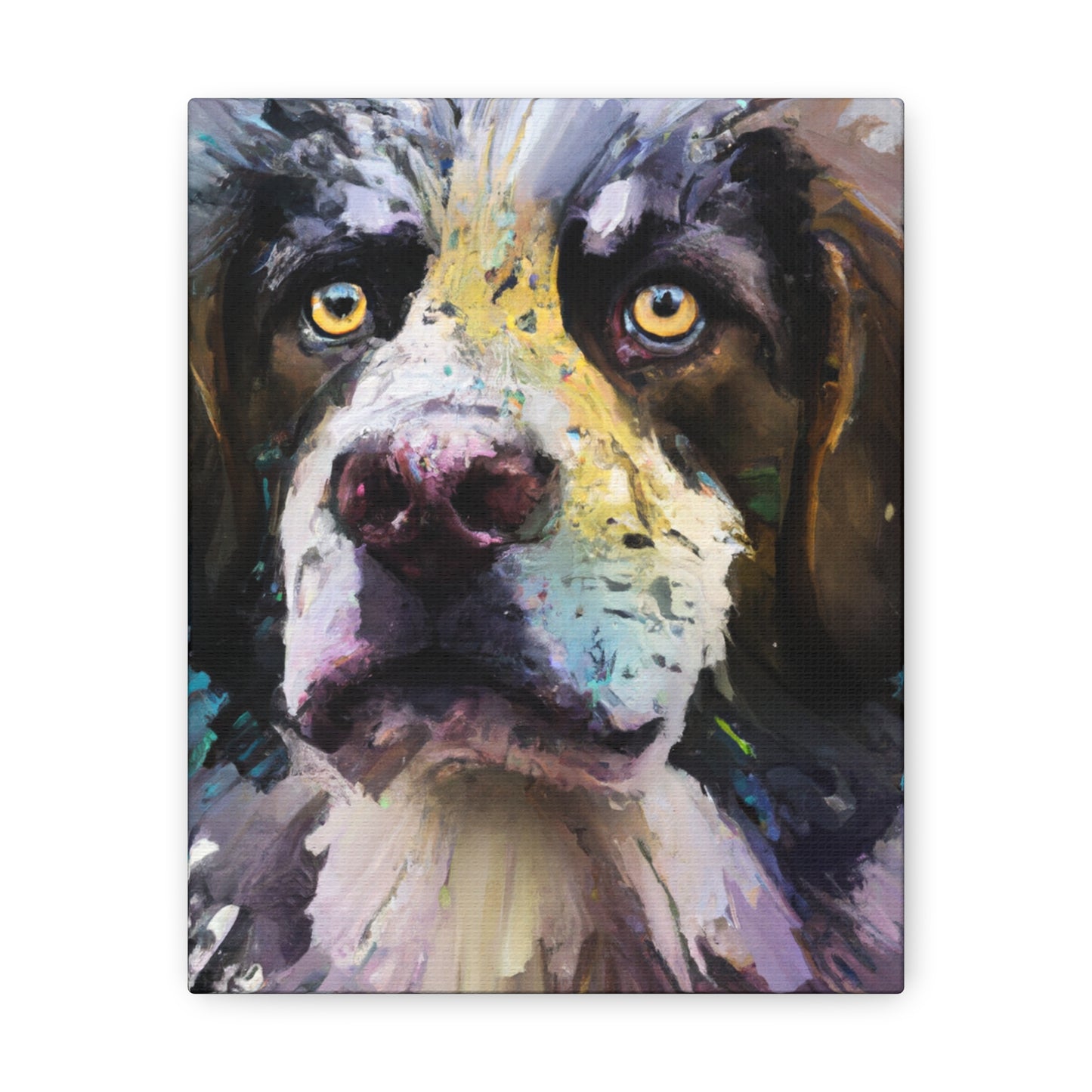 Dogful Vibrancy - Canvas