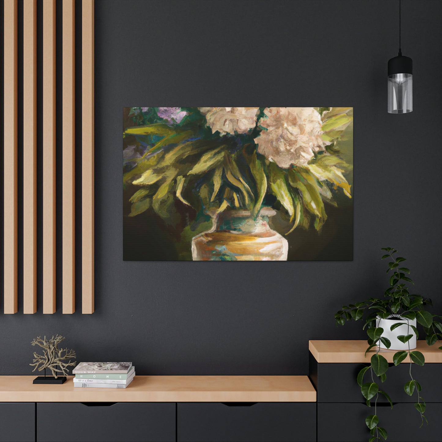Elegant Flower Beauty. - Canvas