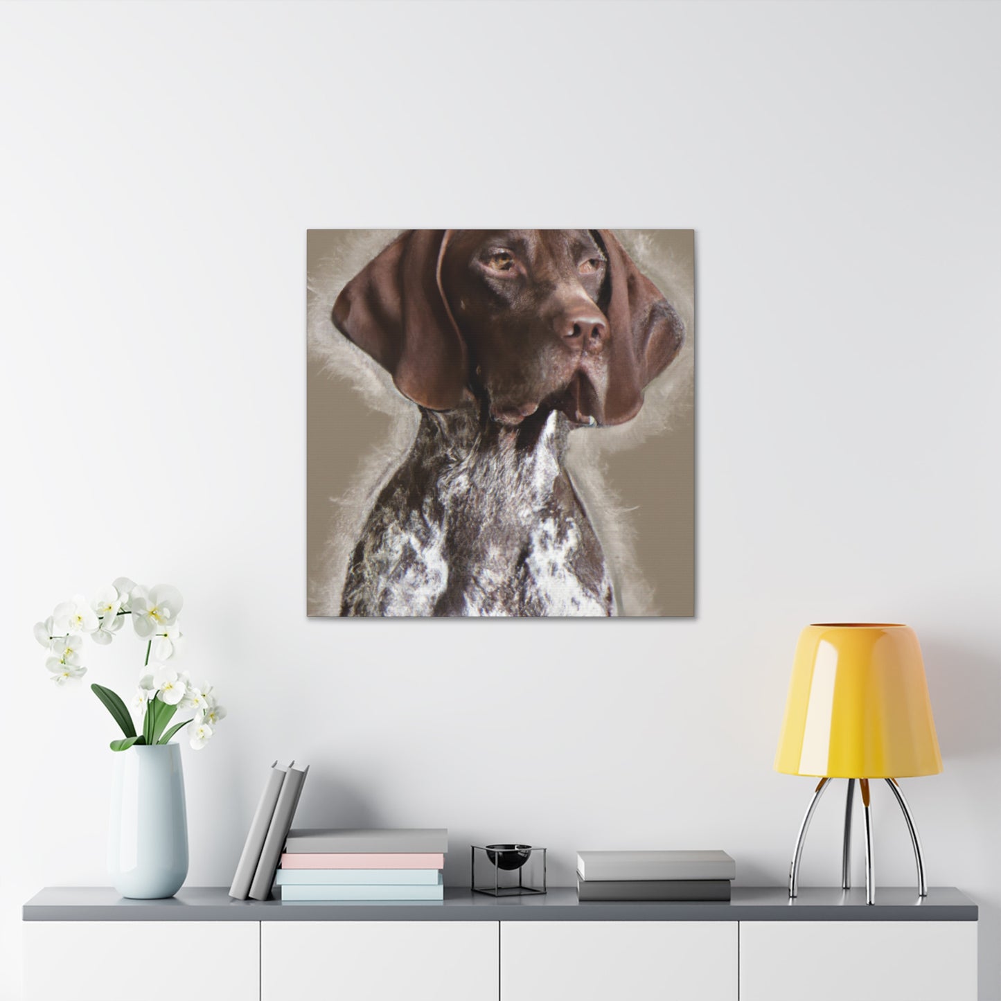 Pointer Posh. - Canvas