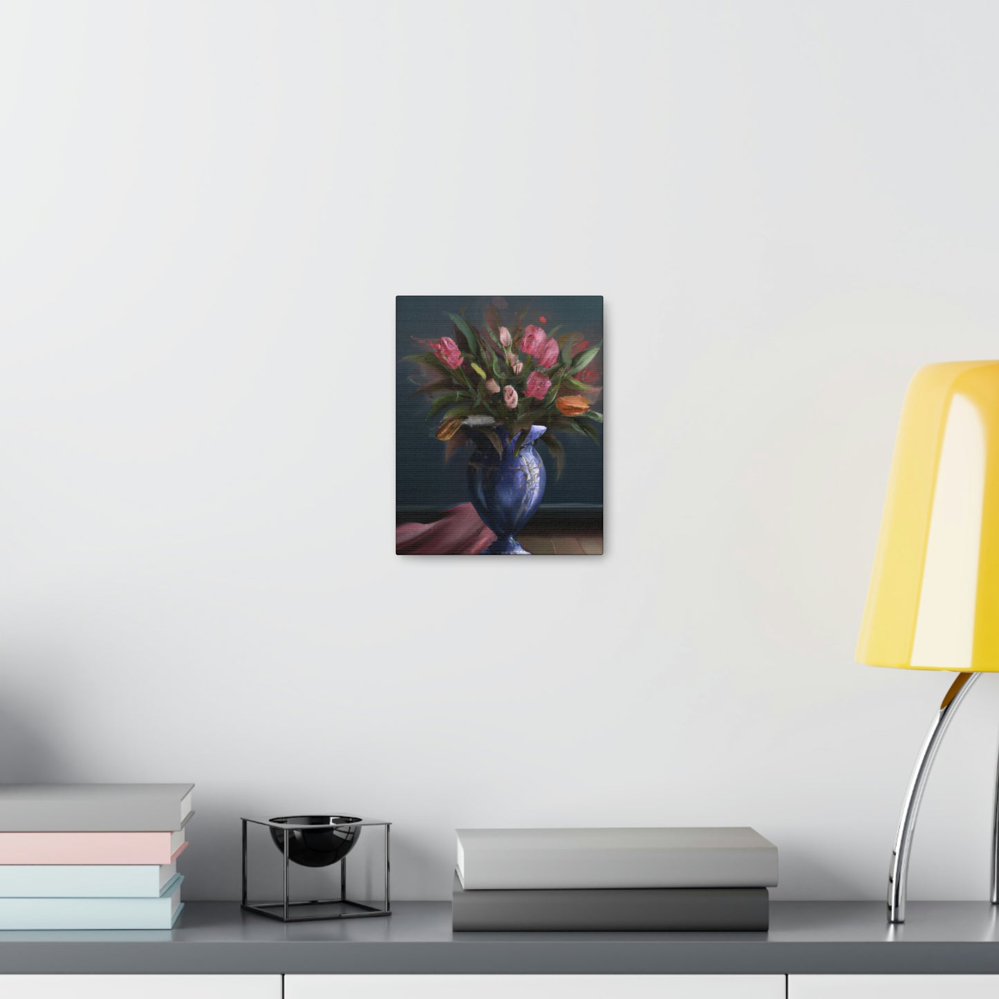 "Floral Finesse Flourish - Canvas