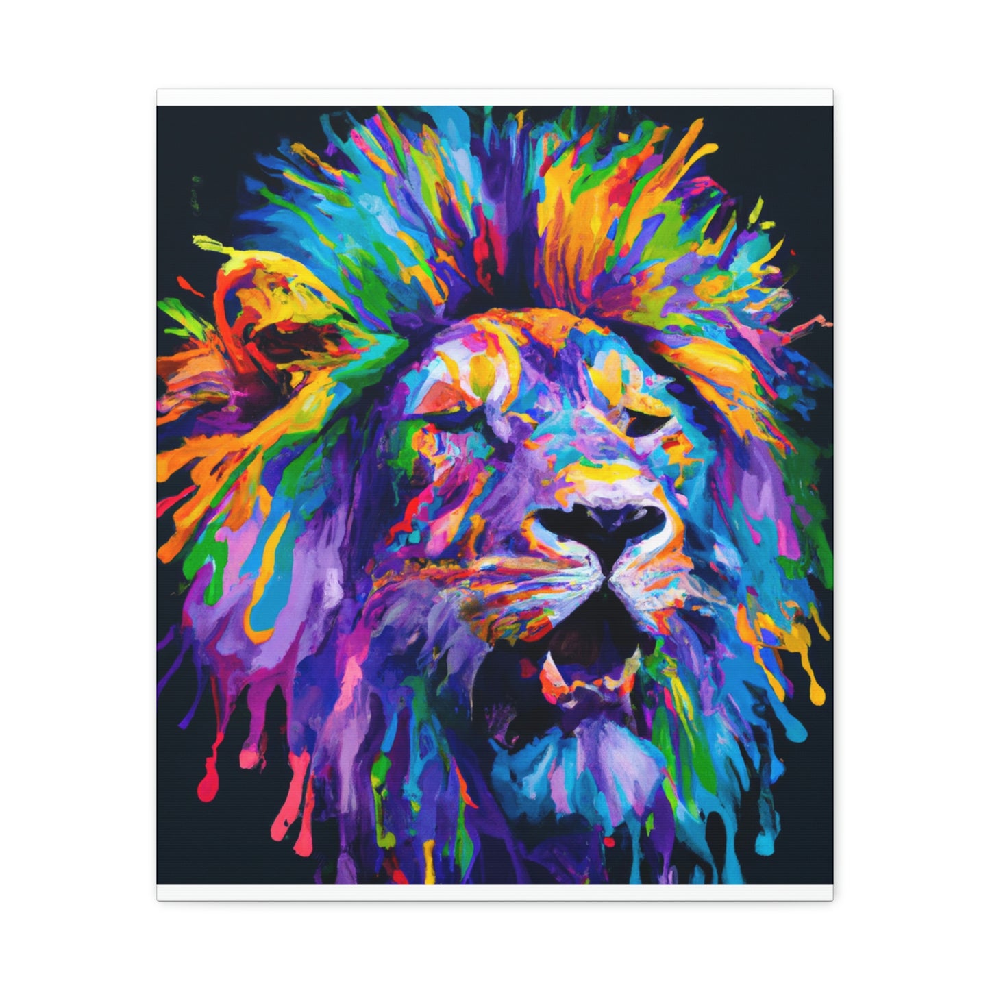 Lion Prismatic - Canvas