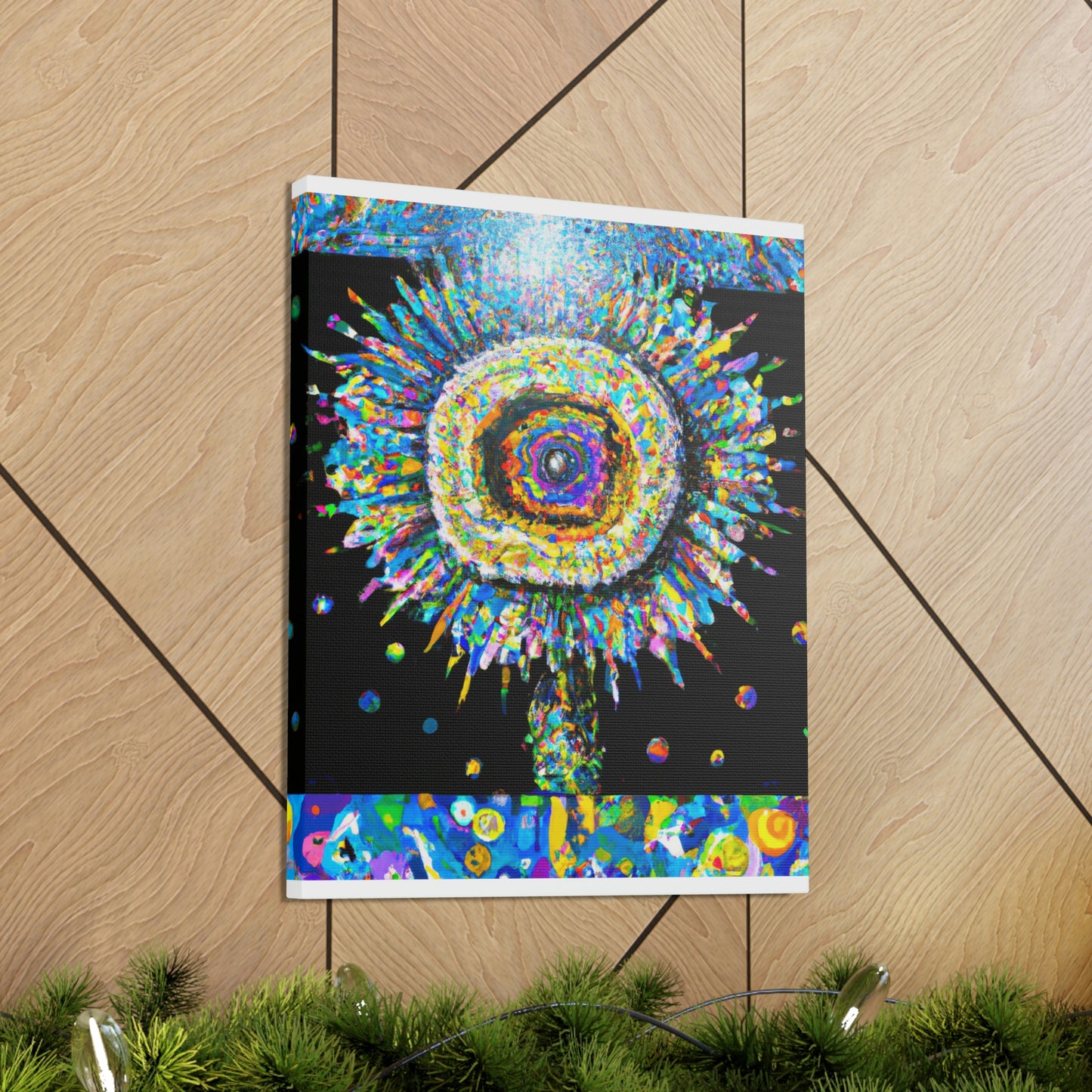 Tri-Bloom Blast - Canvas