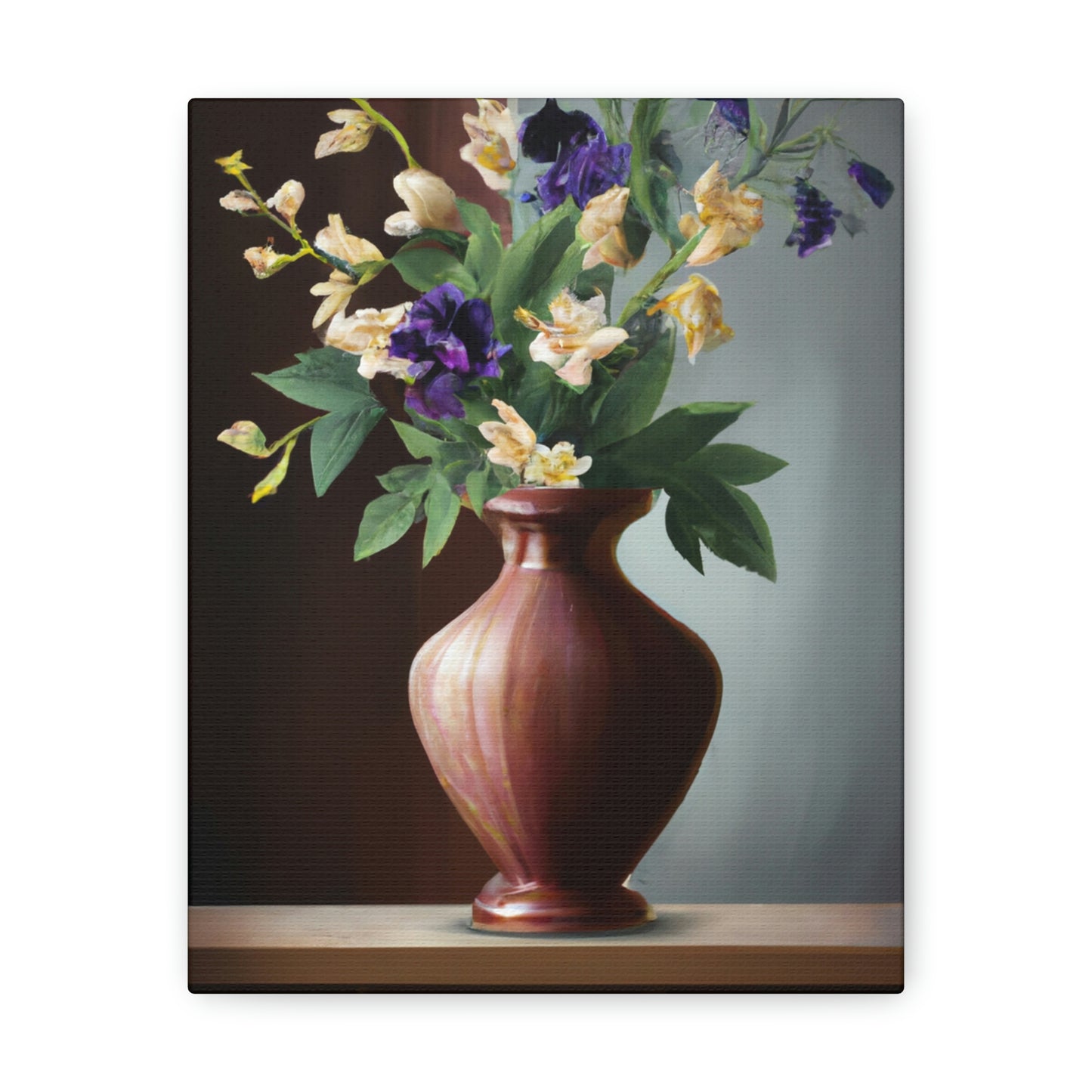 "Intricate Floral Weave." - Canvas