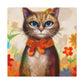 Feline Flora - Canvas