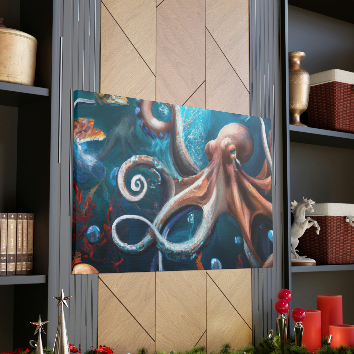 Ocean Marine Glow. - Canvas