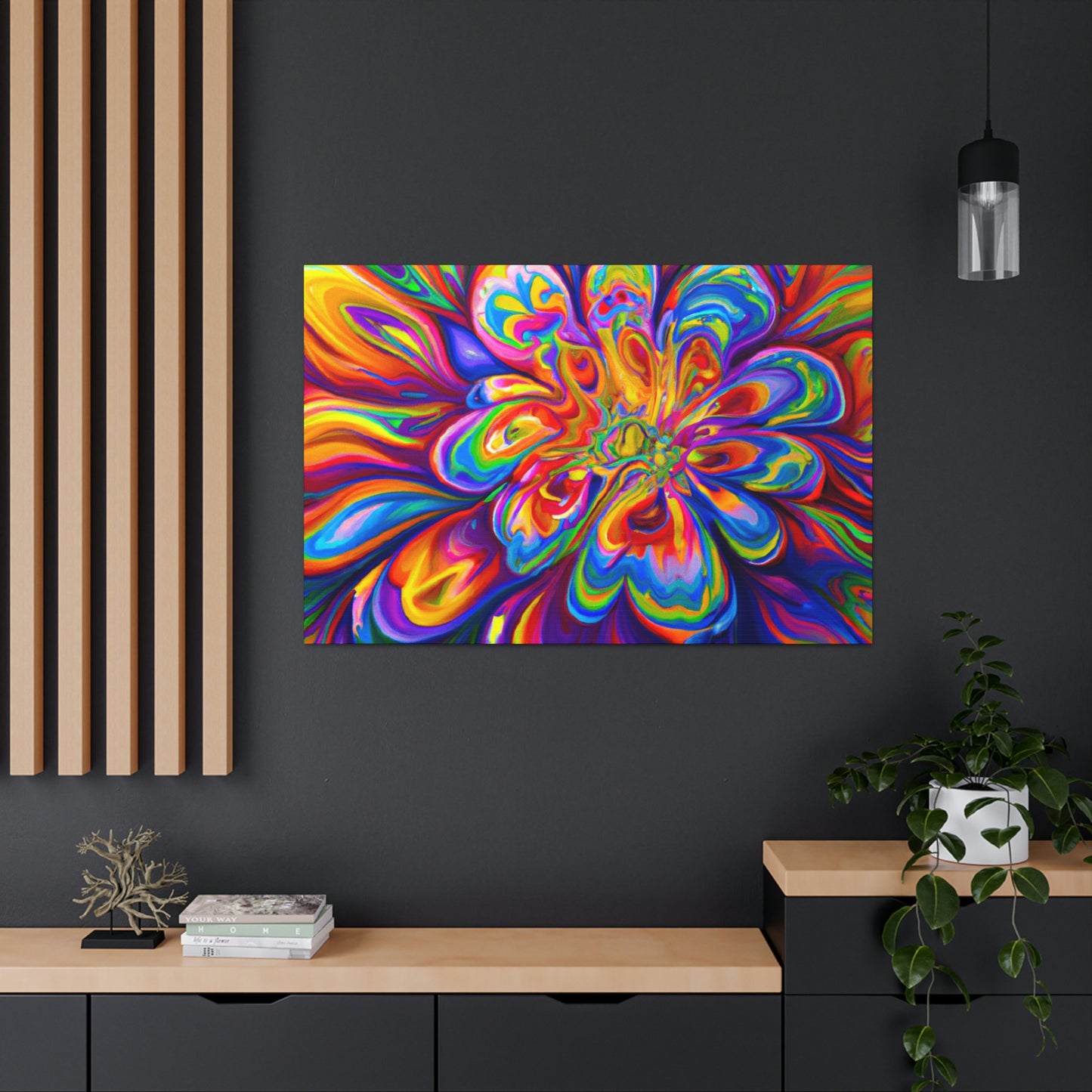 Blissful Blooms - Canvas