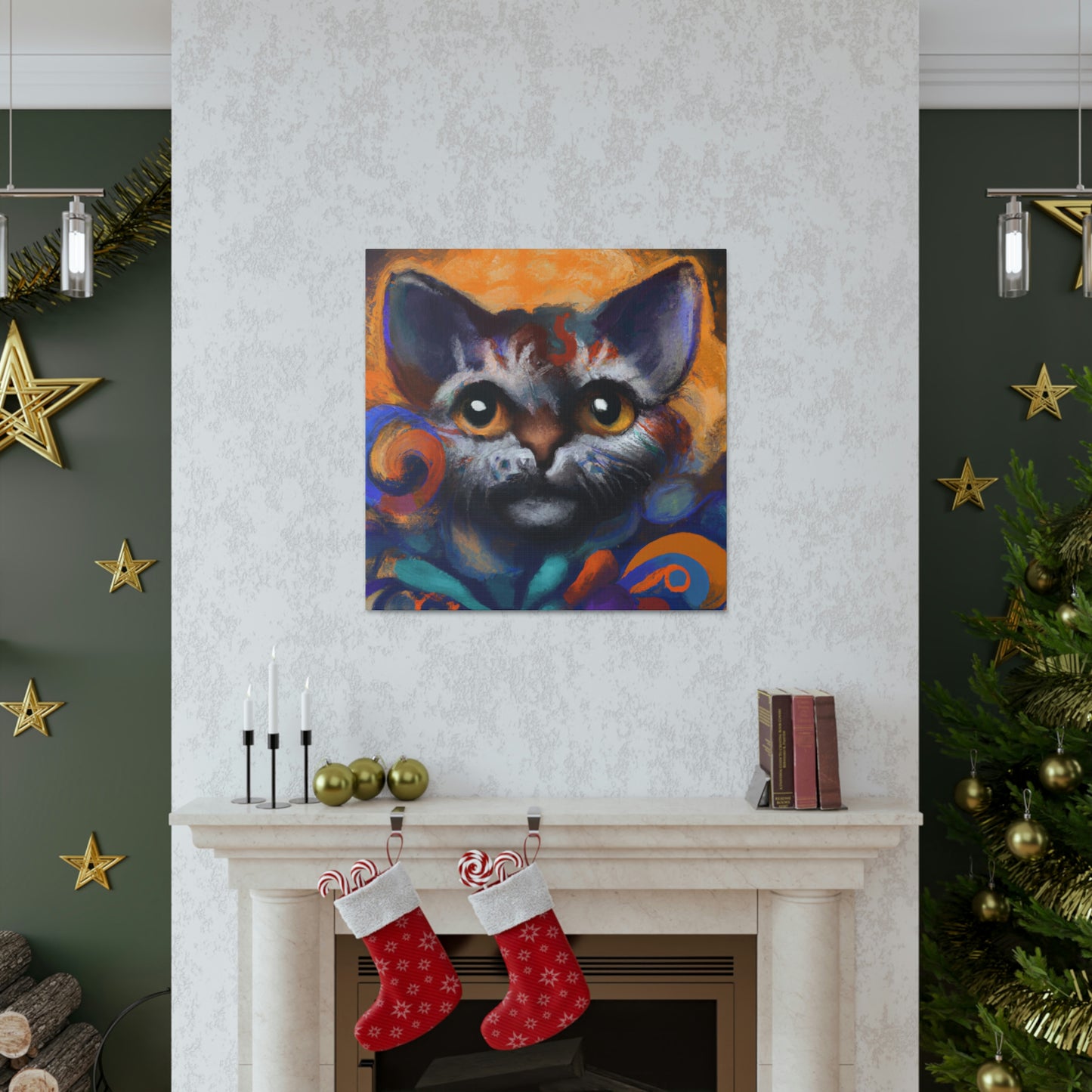 Floret Cat - Canvas