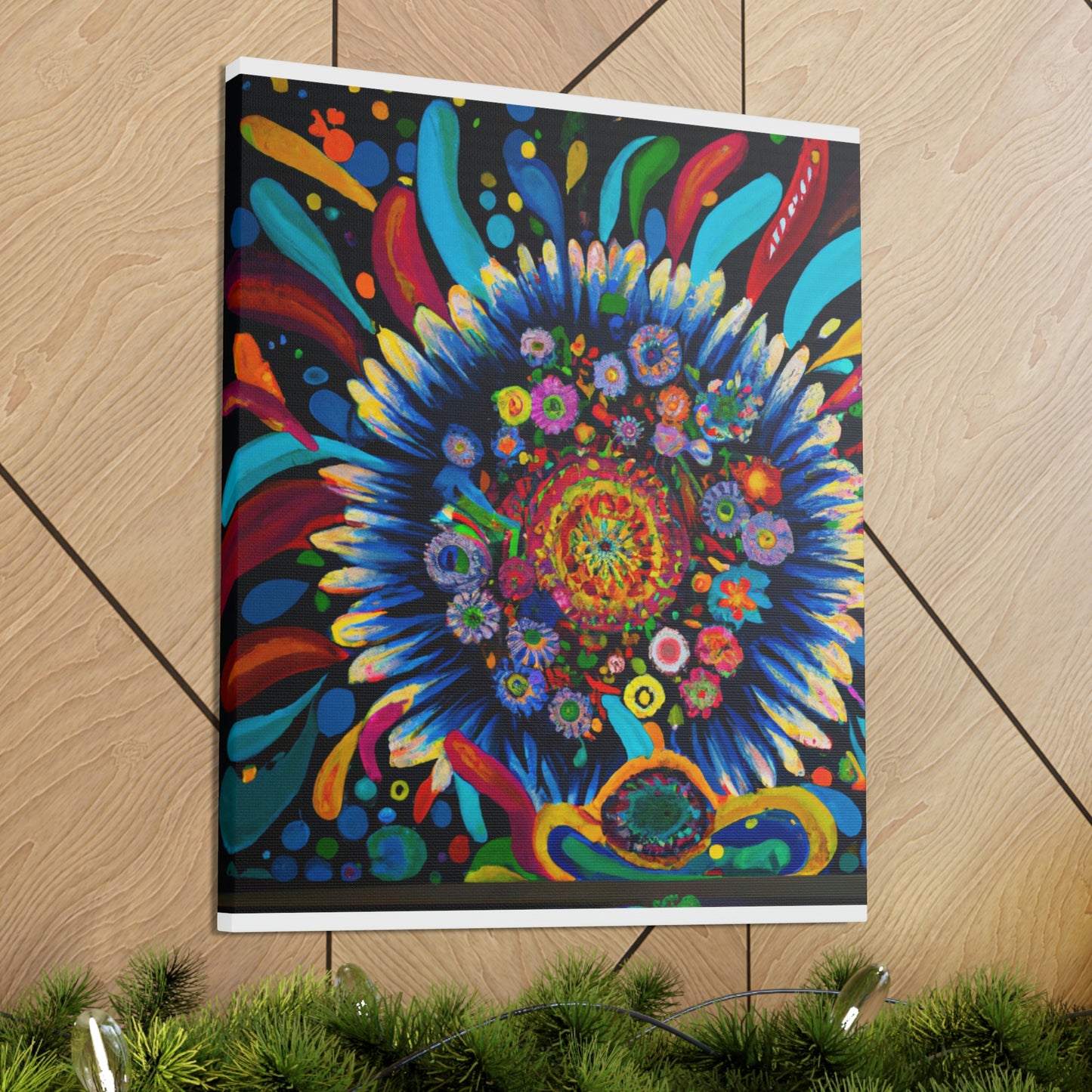 Vibrant Bloom. - Canvas