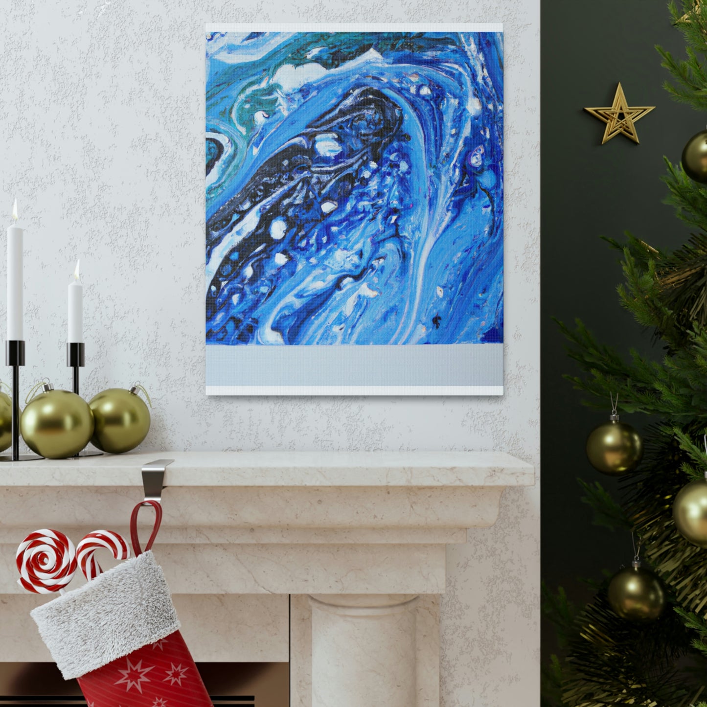 "Aqua Bliss" - Canvas
