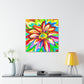 Vivid Floral Vibe. - Canvas