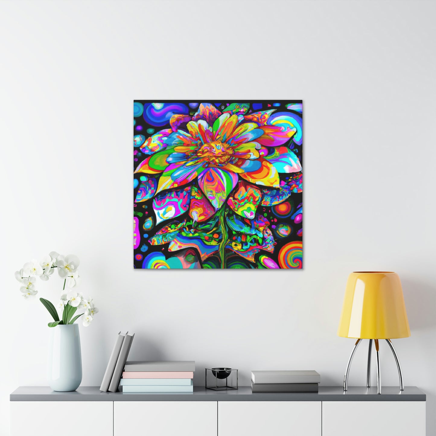 Colorful Joyful Bloom - Canvas