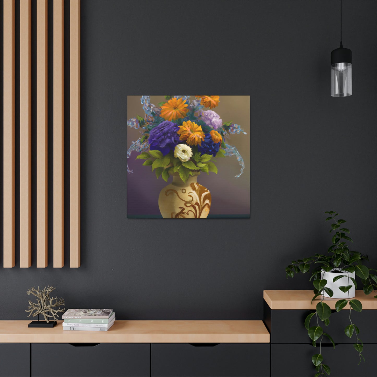 Floral Bliss Life. - Canvas