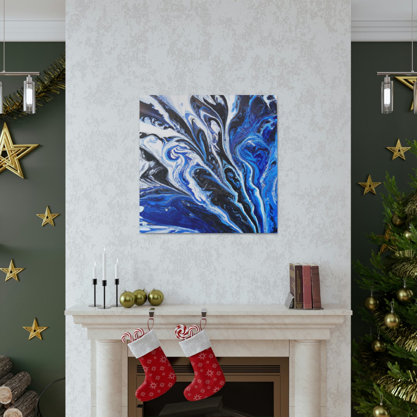 Mystic Azure. - Canvas
