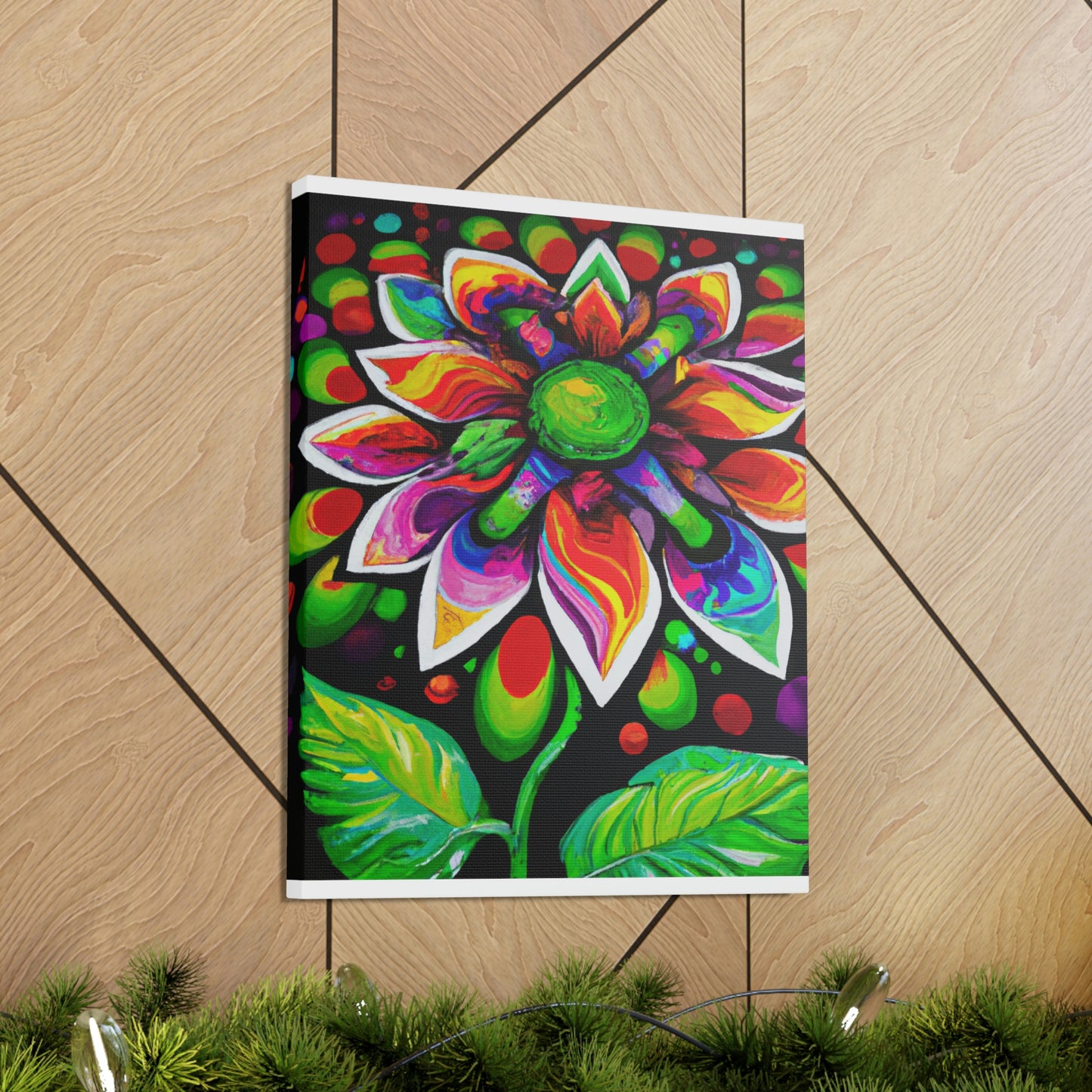 Vibrant Bloom. - Canvas