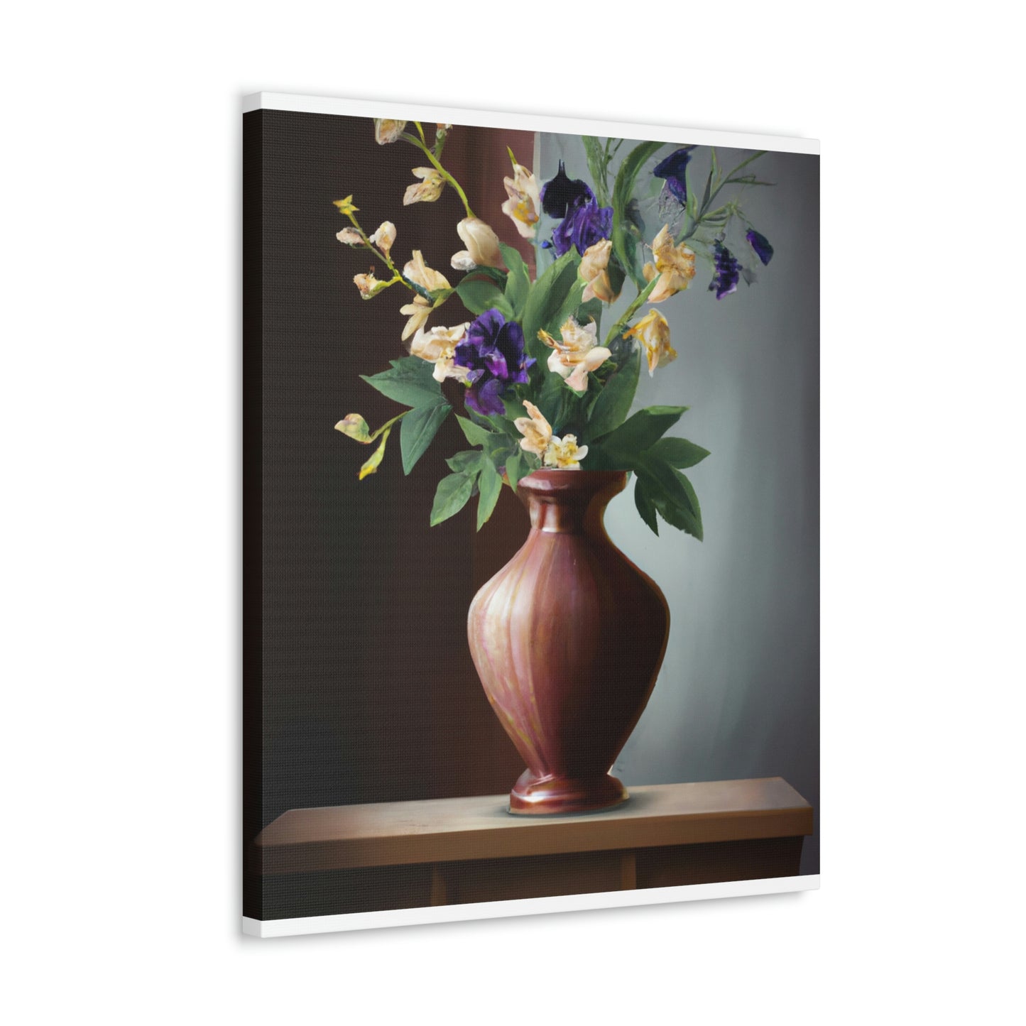 "Intricate Floral Weave." - Canvas