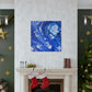 Blue Oasis. - Canvas