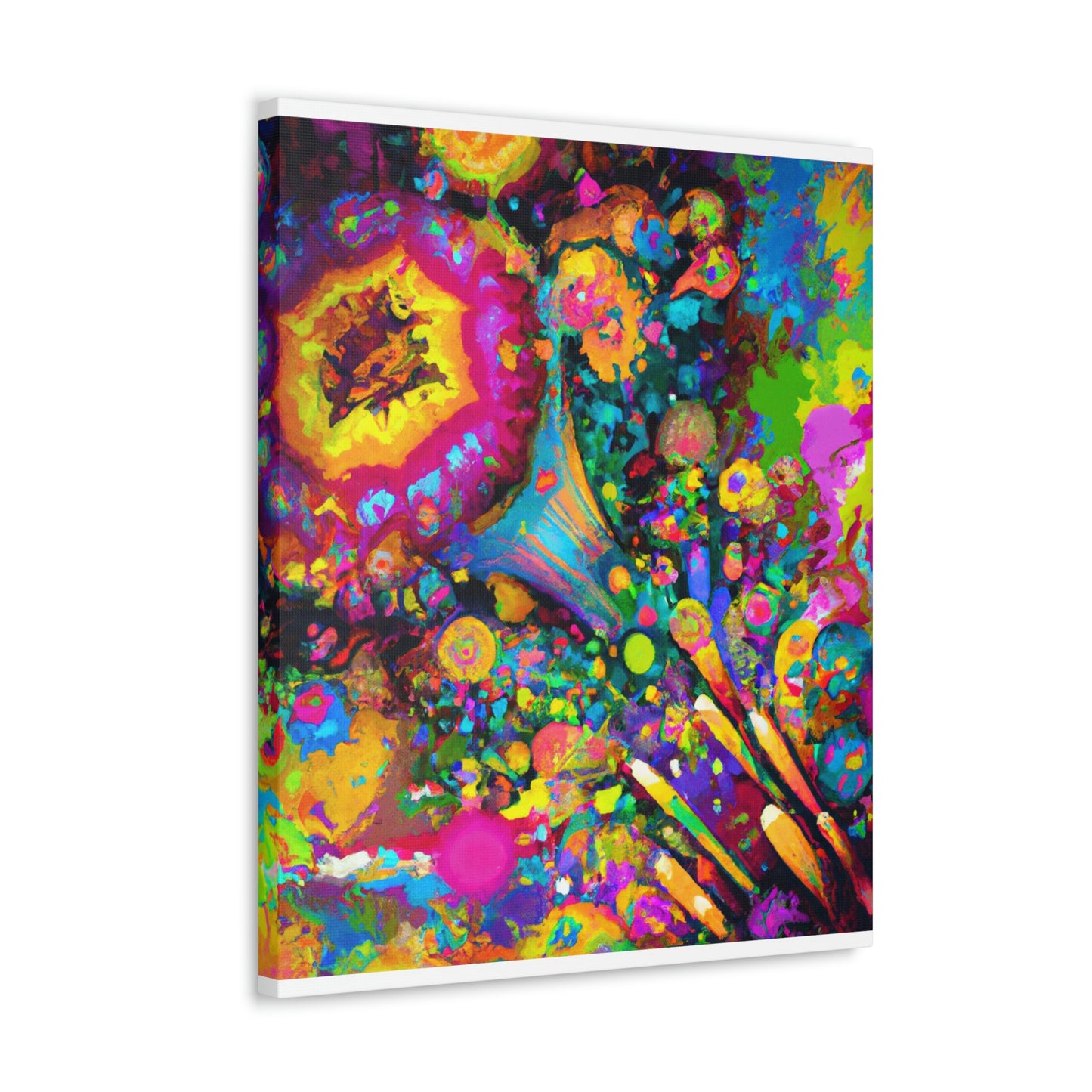 "Psychedelic Bloom" - Canvas