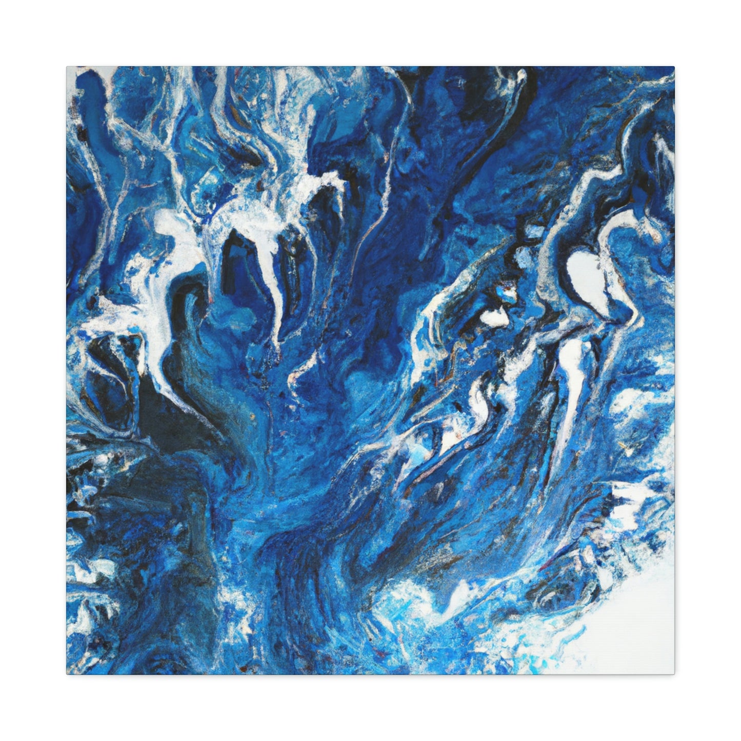 Aqua Tide. - Canvas