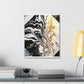 Golden Sparkle Flow. - Canvas