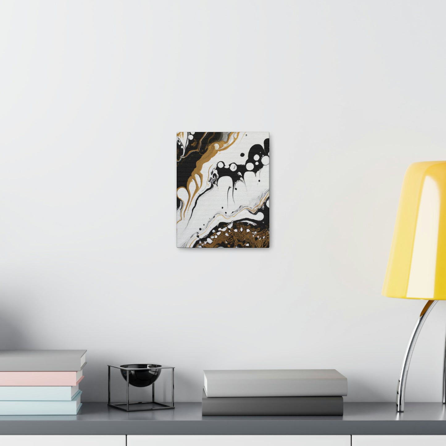 Mystic Gold Wave. - Canvas