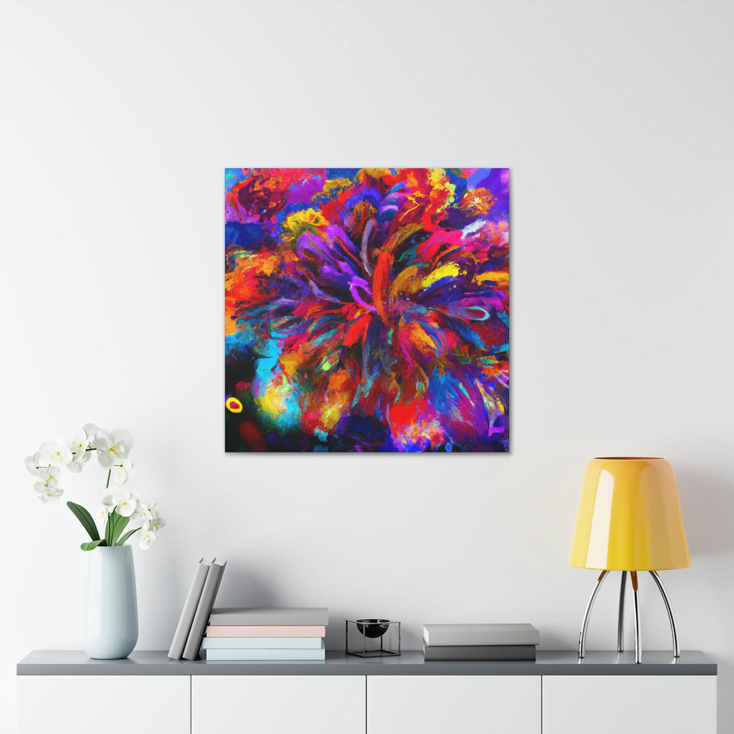 Vibrant Bloom - Canvas