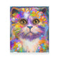 "Cat Rainbow". - Canvas