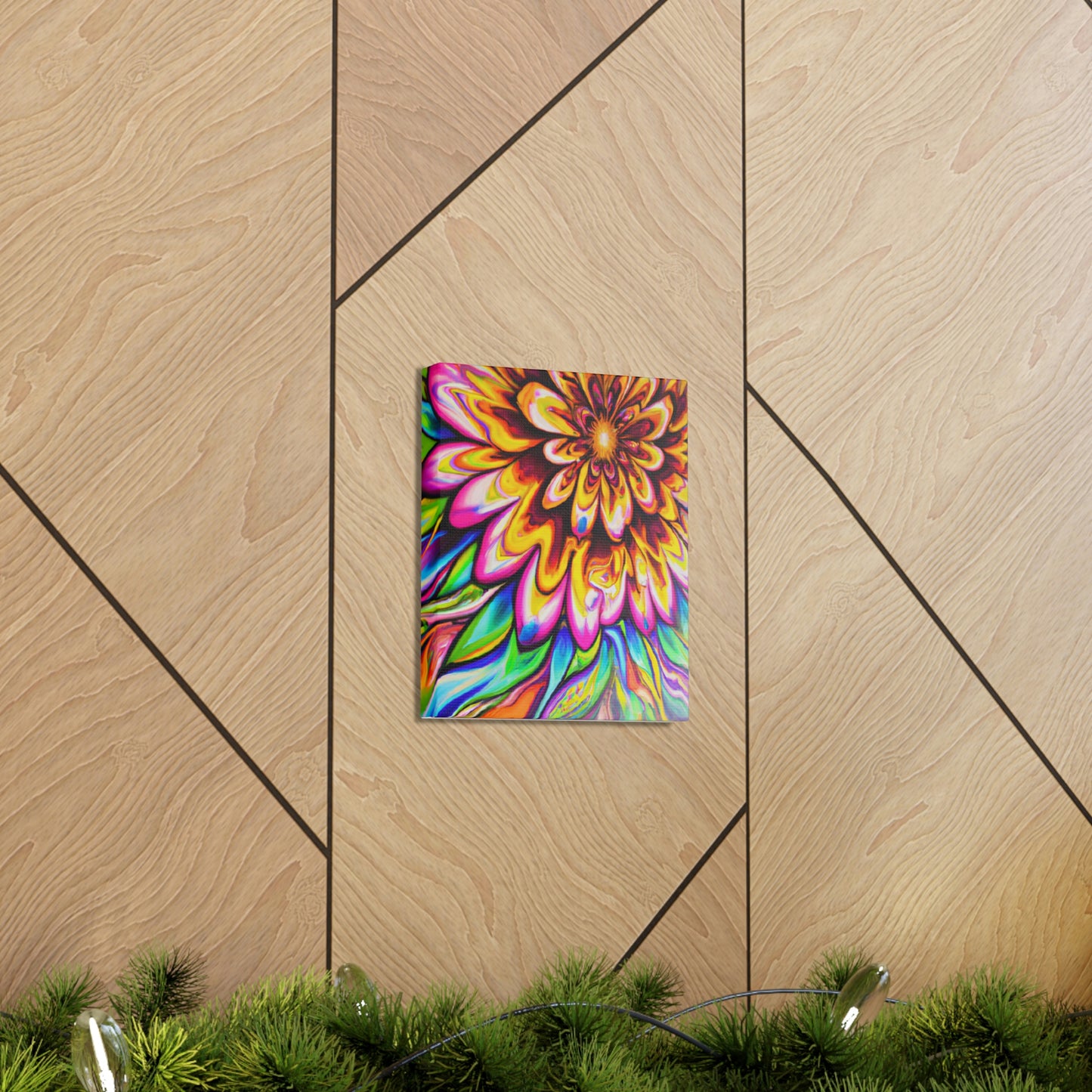 Psychedelic Bloom - Canvas