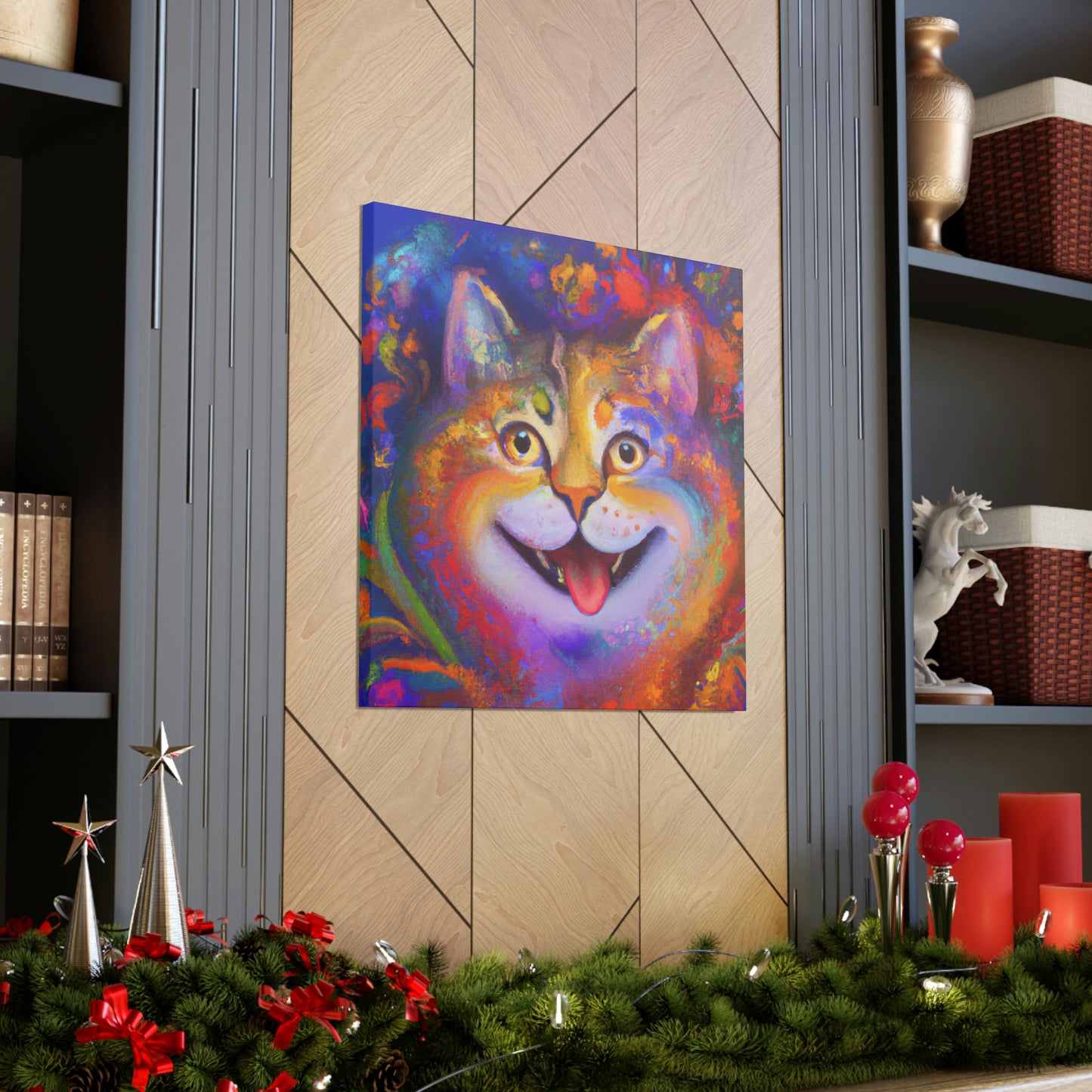 Vivid Feline. - Canvas
