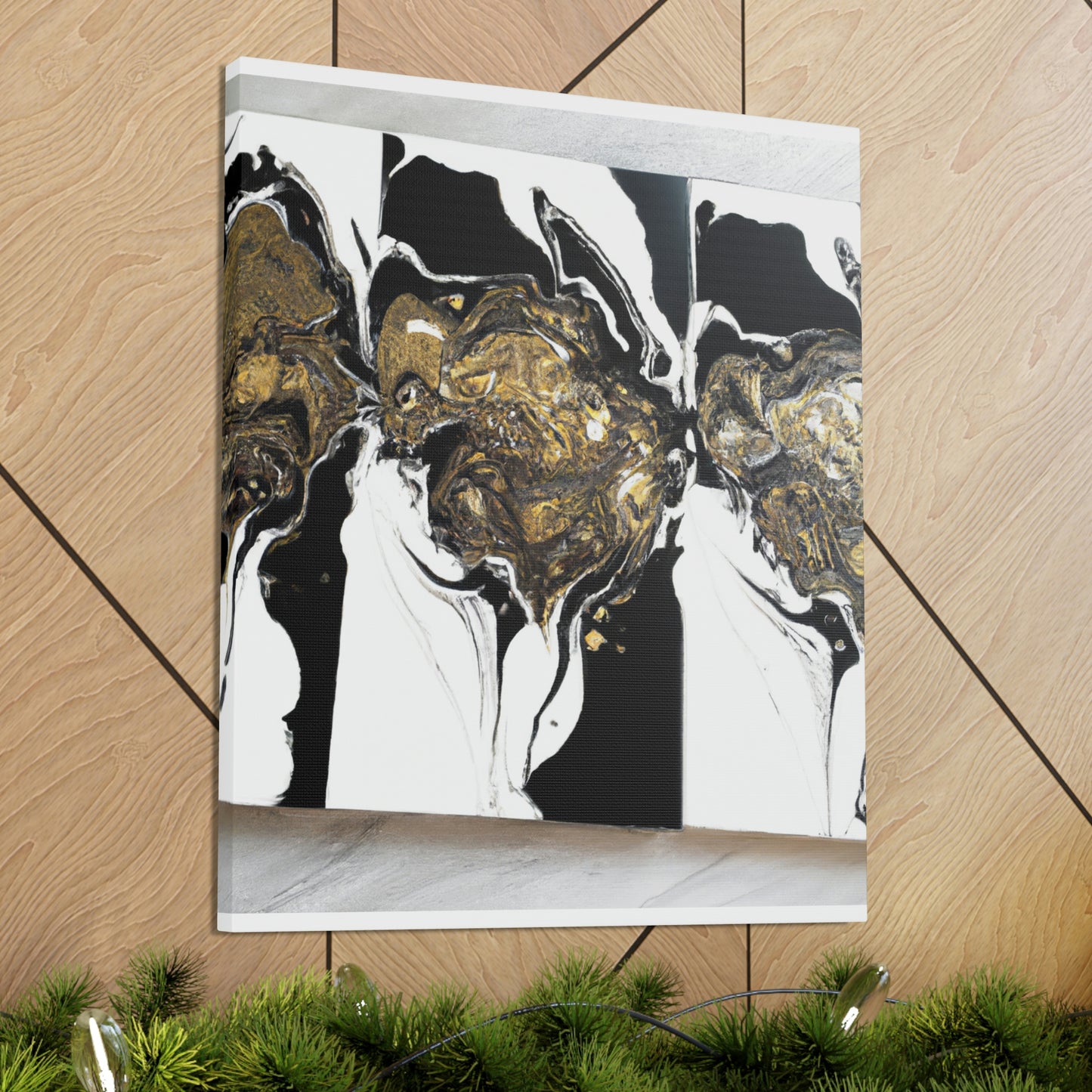 Cosmic Glitter Flow. - Canvas