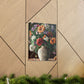 Vibrant Floral Bliss - Canvas