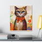 Feline Flora - Canvas