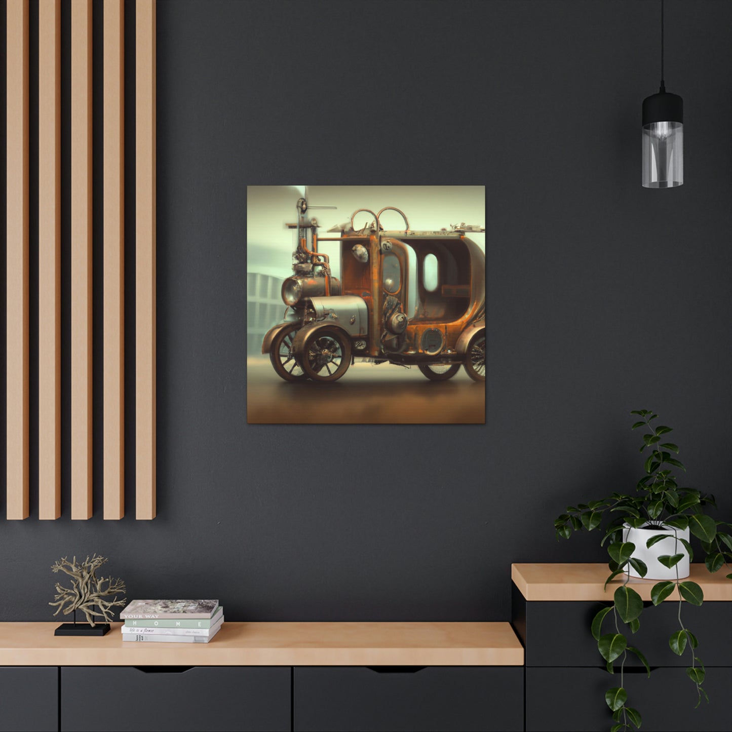 Steampunk Ride. - Canvas