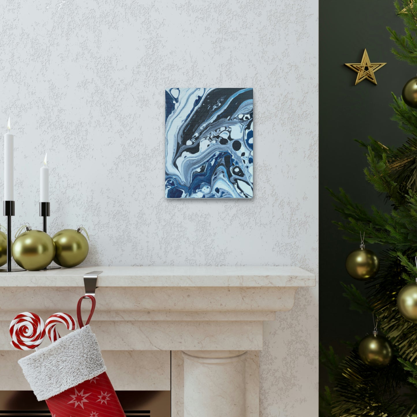 Blue Reflection. - Canvas