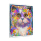 "Cat Rainbow". - Canvas