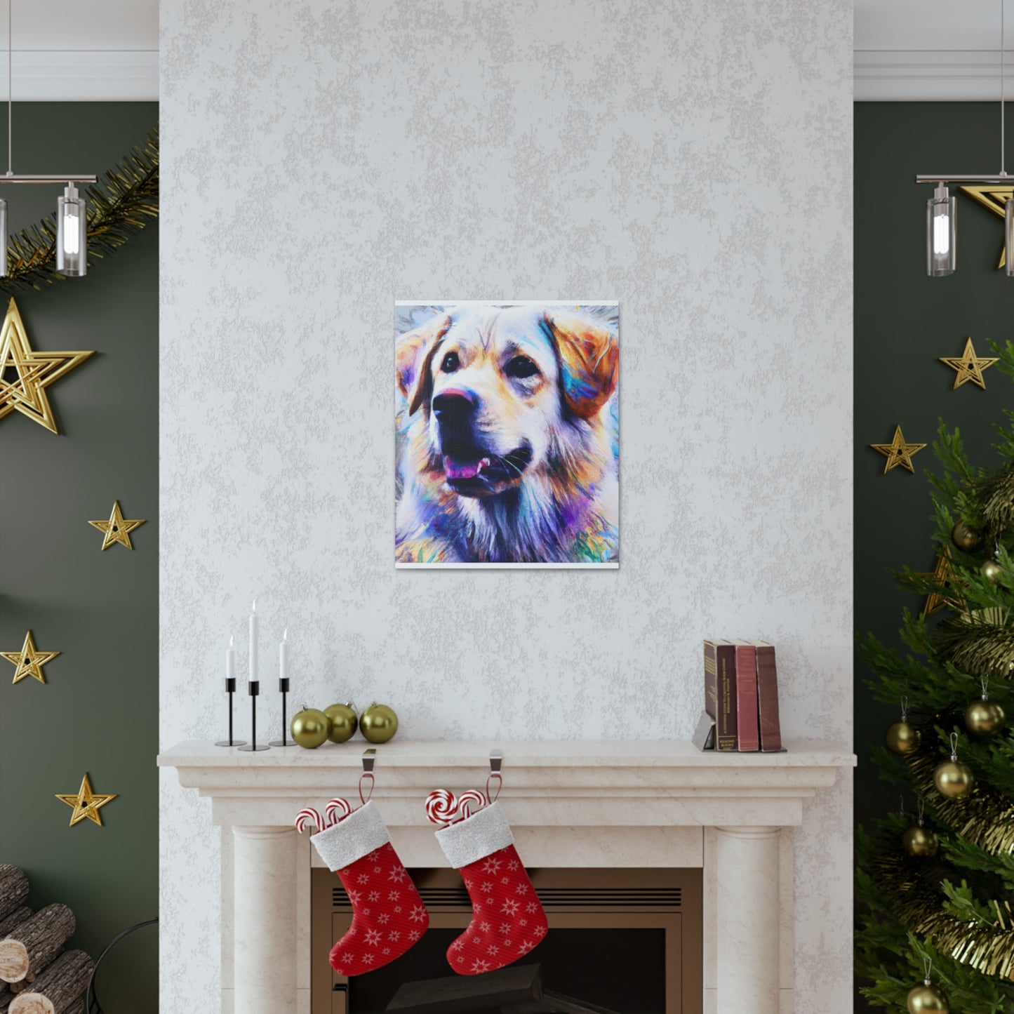 "Canine Elegance" - Canvas