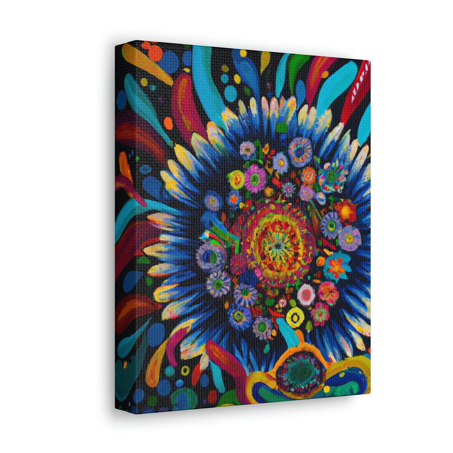 Vibrant Bloom. - Canvas
