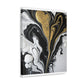 Golden Splatter Mosaic - Canvas