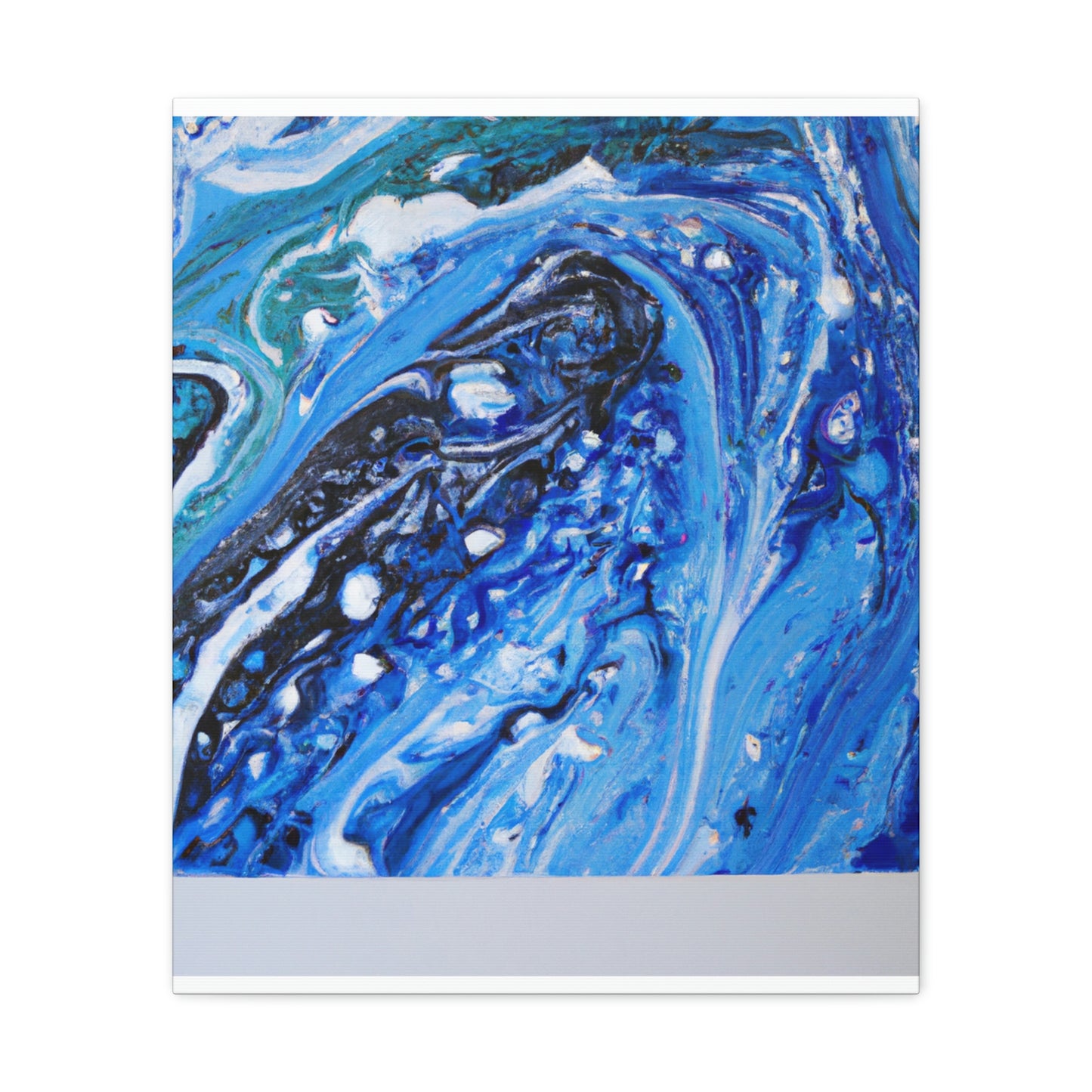"Aqua Bliss" - Canvas