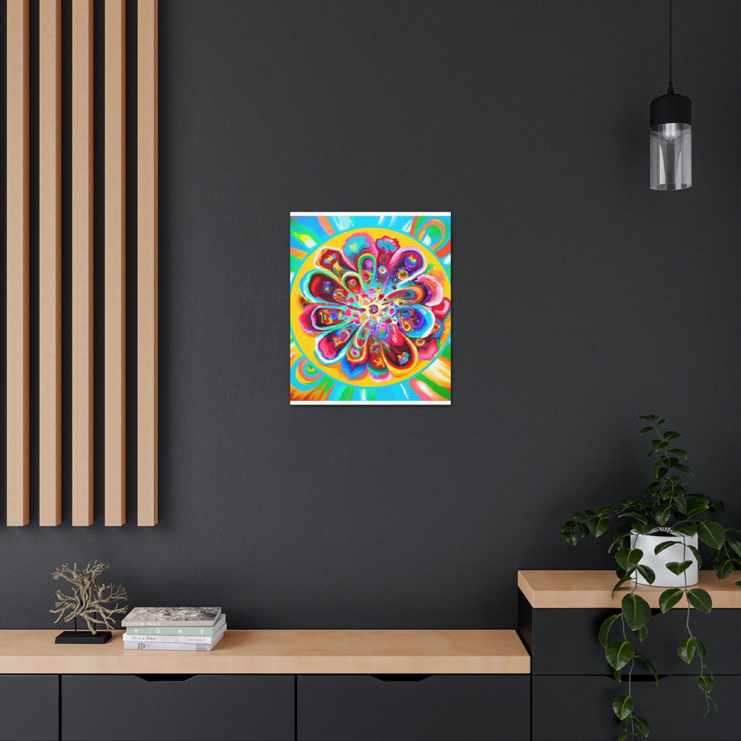 "Psychedelic Bloom" - Canvas