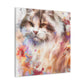 Feline Flora. - Canvas