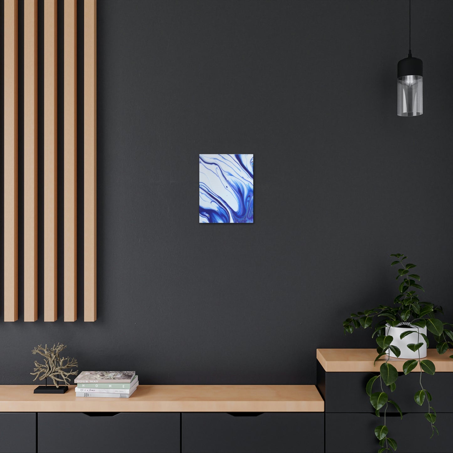Aqua Sky. - Canvas