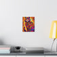 Feline Floral - Canvas