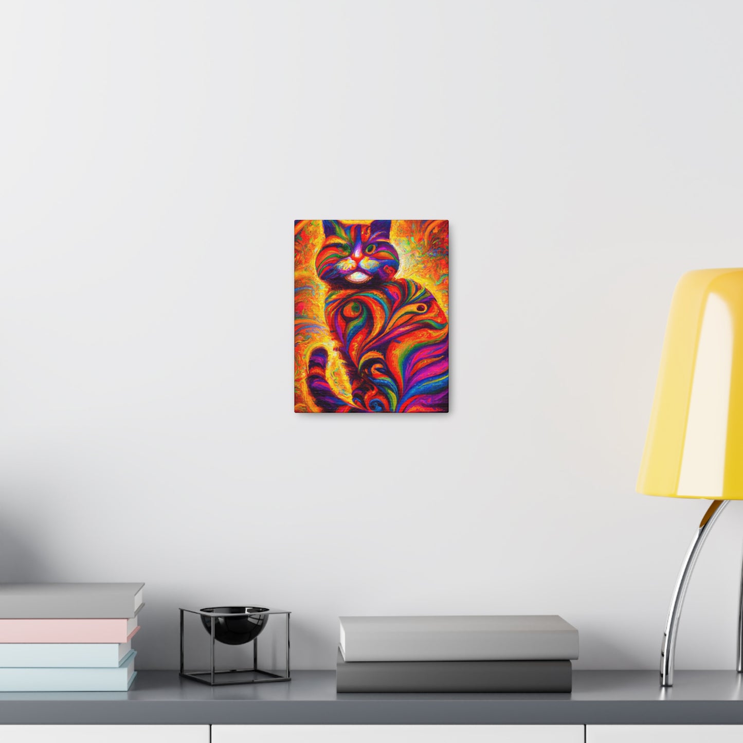 Feline Floral - Canvas
