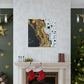 Midnight Gold Glitter - Canvas