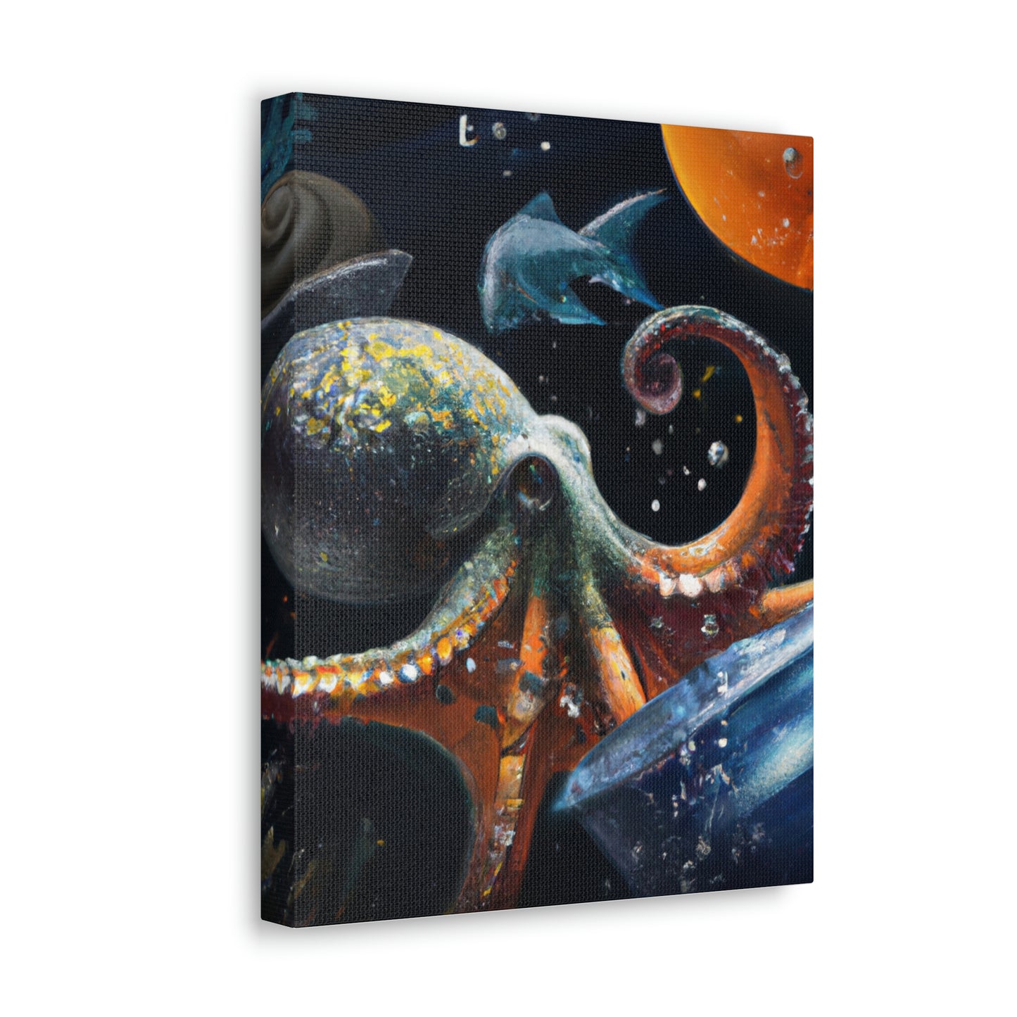 Oceanic Coral Scene - Canvas